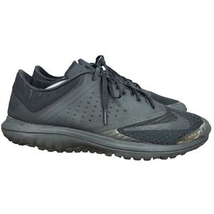 Nike FS Lite Run‎ 2 Running Shoes Mens 13 Black Sneakers Trainers 685266-005